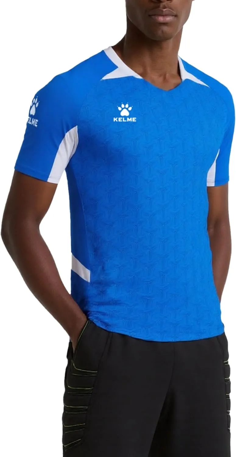 KELME Soccer Jersey for Adult Breathable Quick-Dry Football T-Shirt Sport Training Uniform
