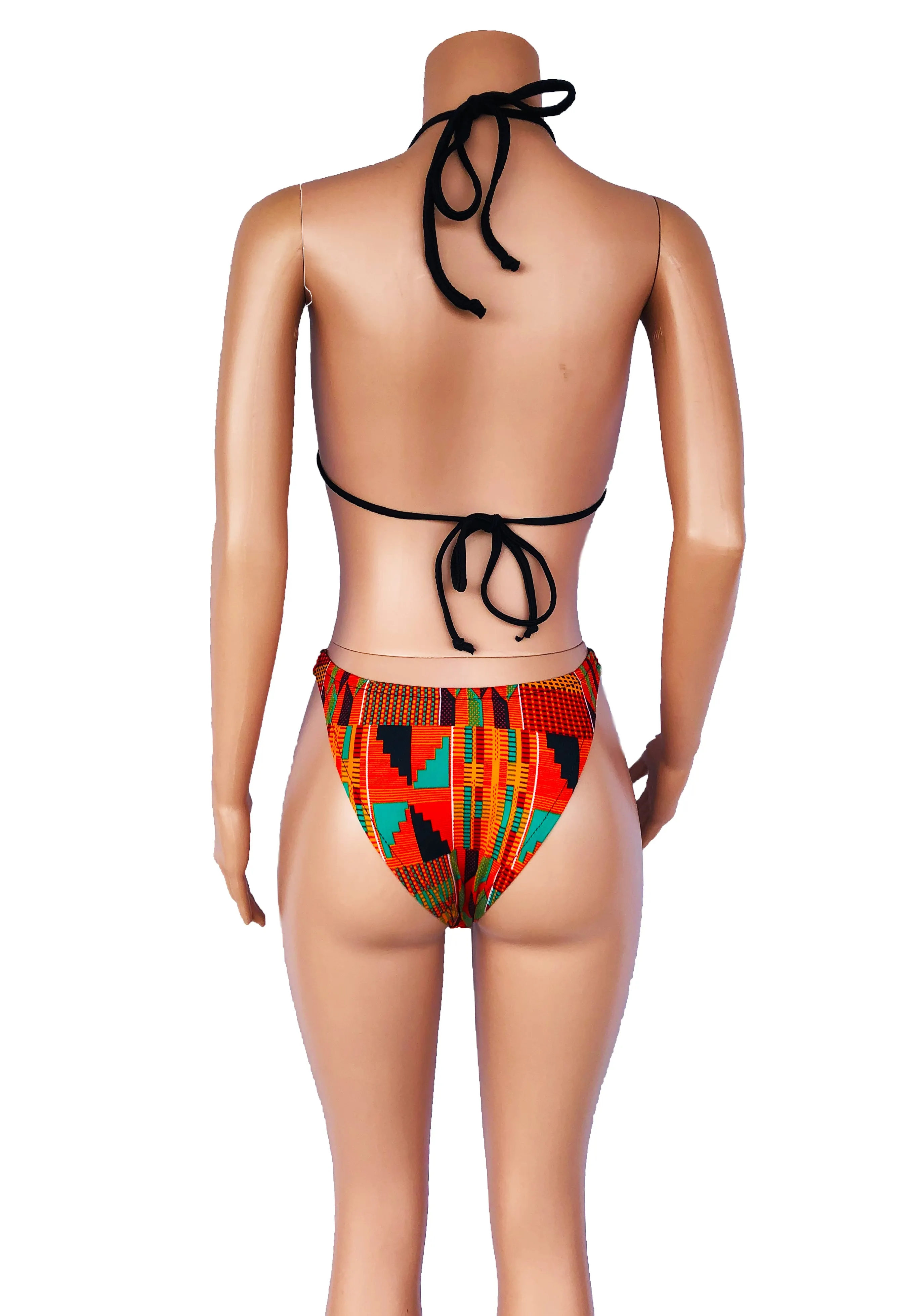 KENTE brazilian cut bottoms  XS
