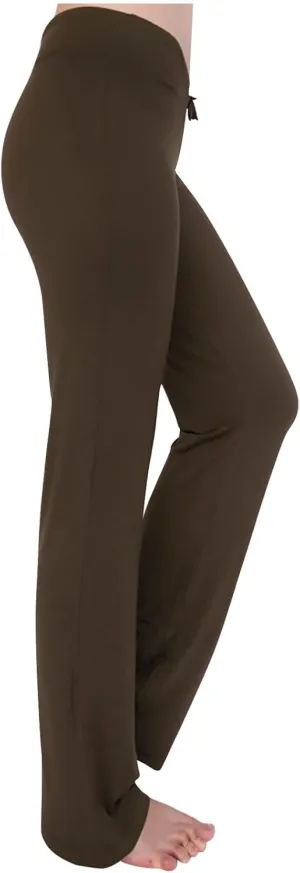 Loose Yoga Pants for Women Casual Trendy Solid Color Drawstring Trousers Elegant High Waist Wide Leg Long Pants 2025