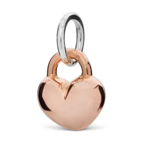 Love Heart Rose Gold Charm