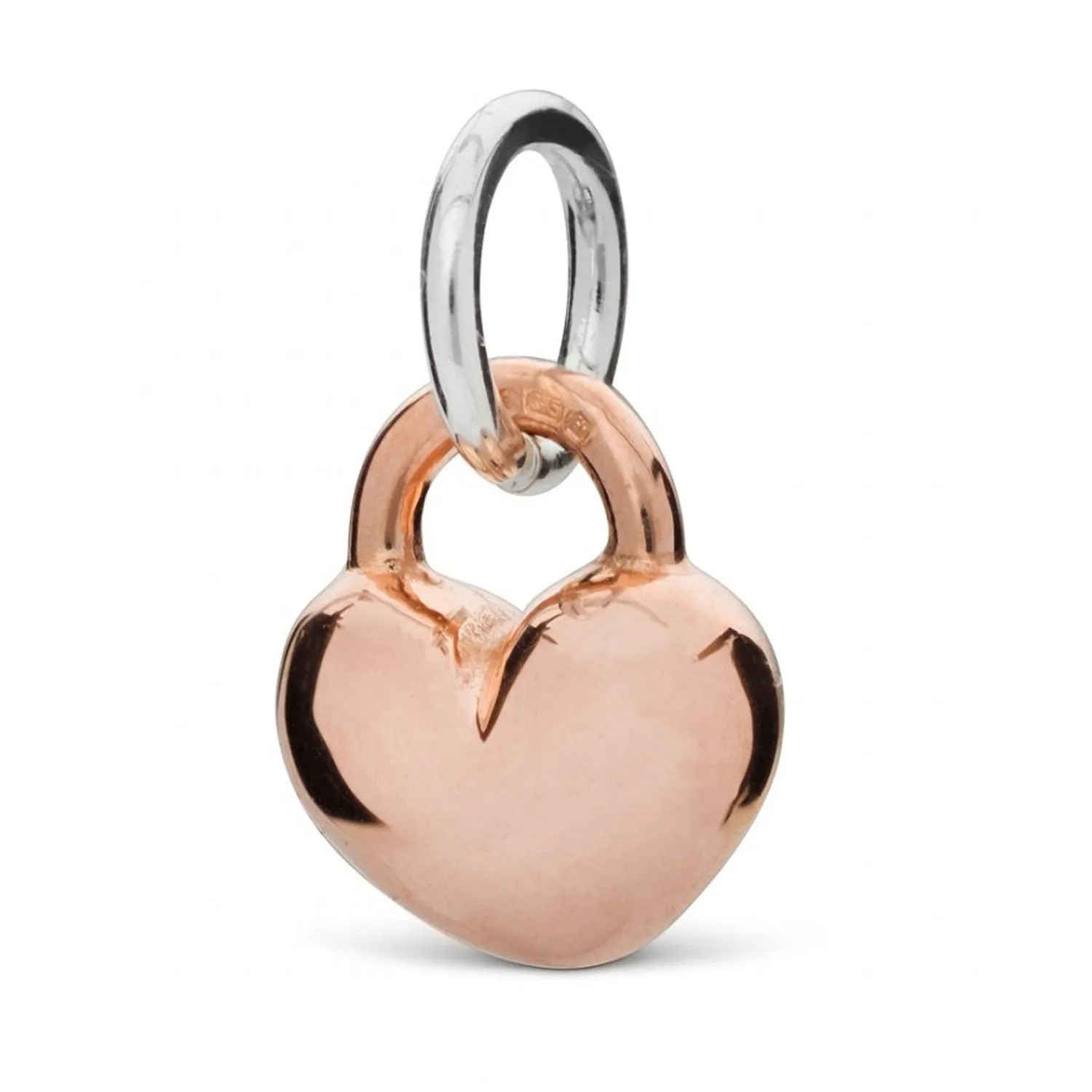 Love Heart Rose Gold Charm