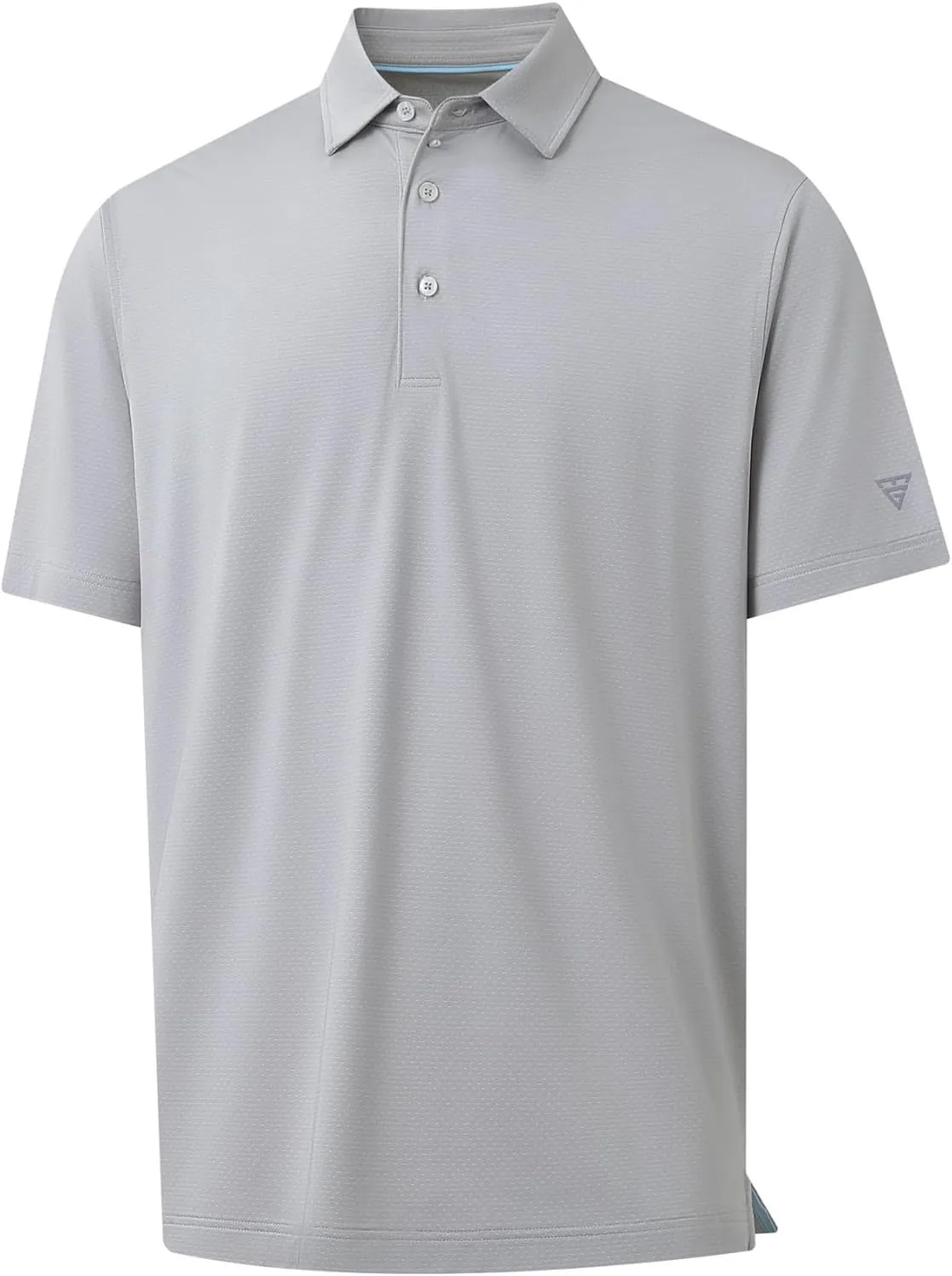 M MAELREG Mens Golf Shirts Moisture Wicking Dry Fit Business Casual Stretch Jacquard Short Sleeve Golf Polo Shirts for Men