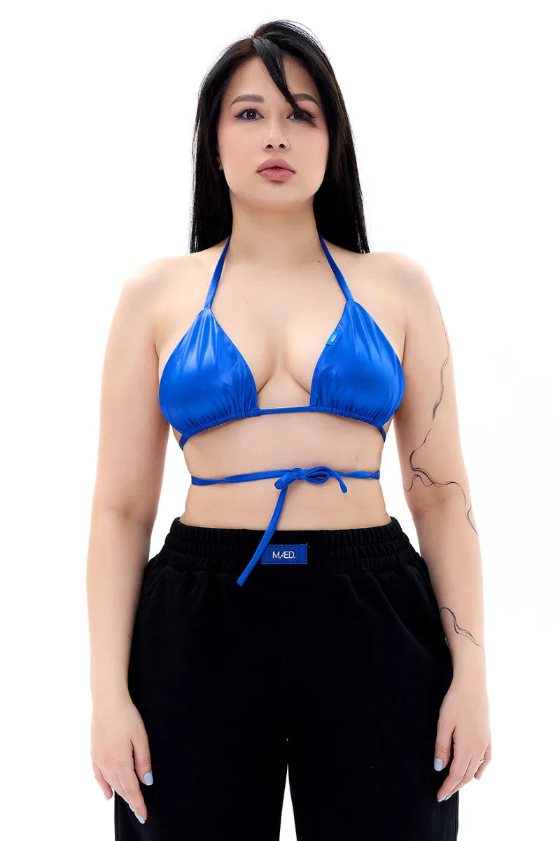 MÆD Bikini Top - Glam Blue