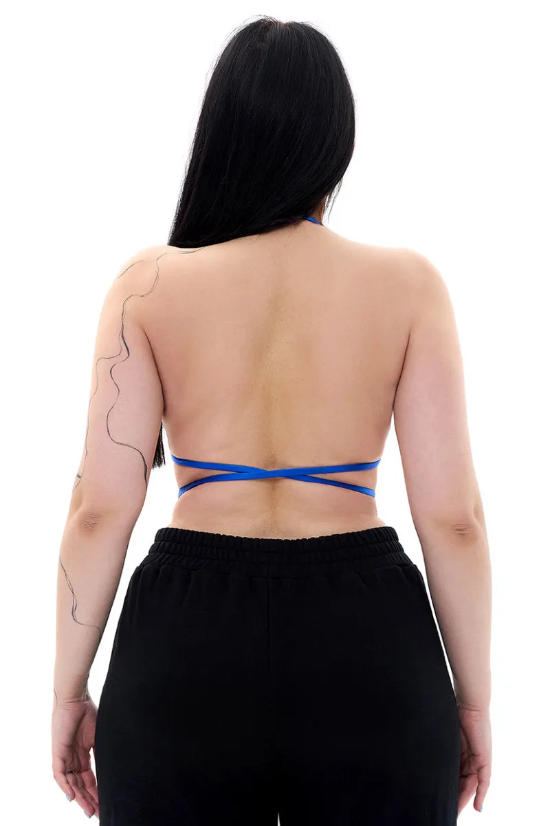 MÆD Bikini Top - Glam Blue