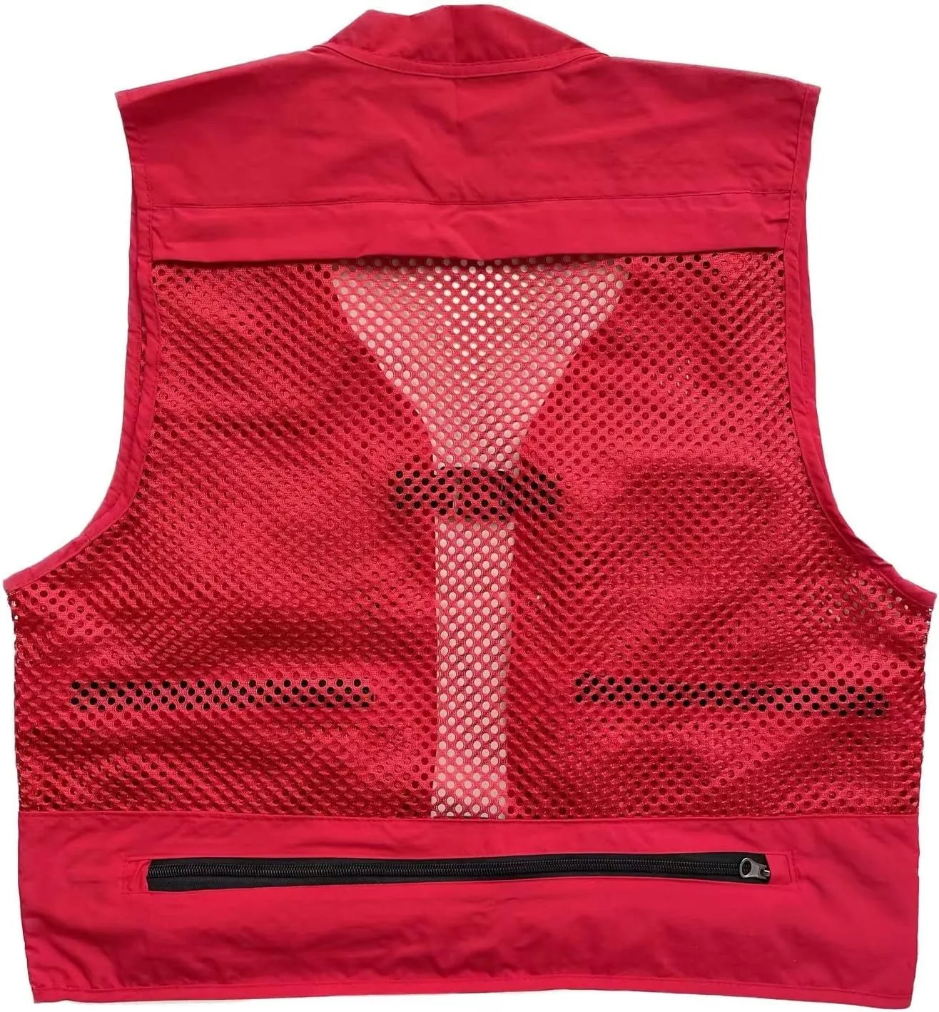 Men Mesh Breathable Multi-Pocket Vest Outdoor Travelers Fly Fishing Photography