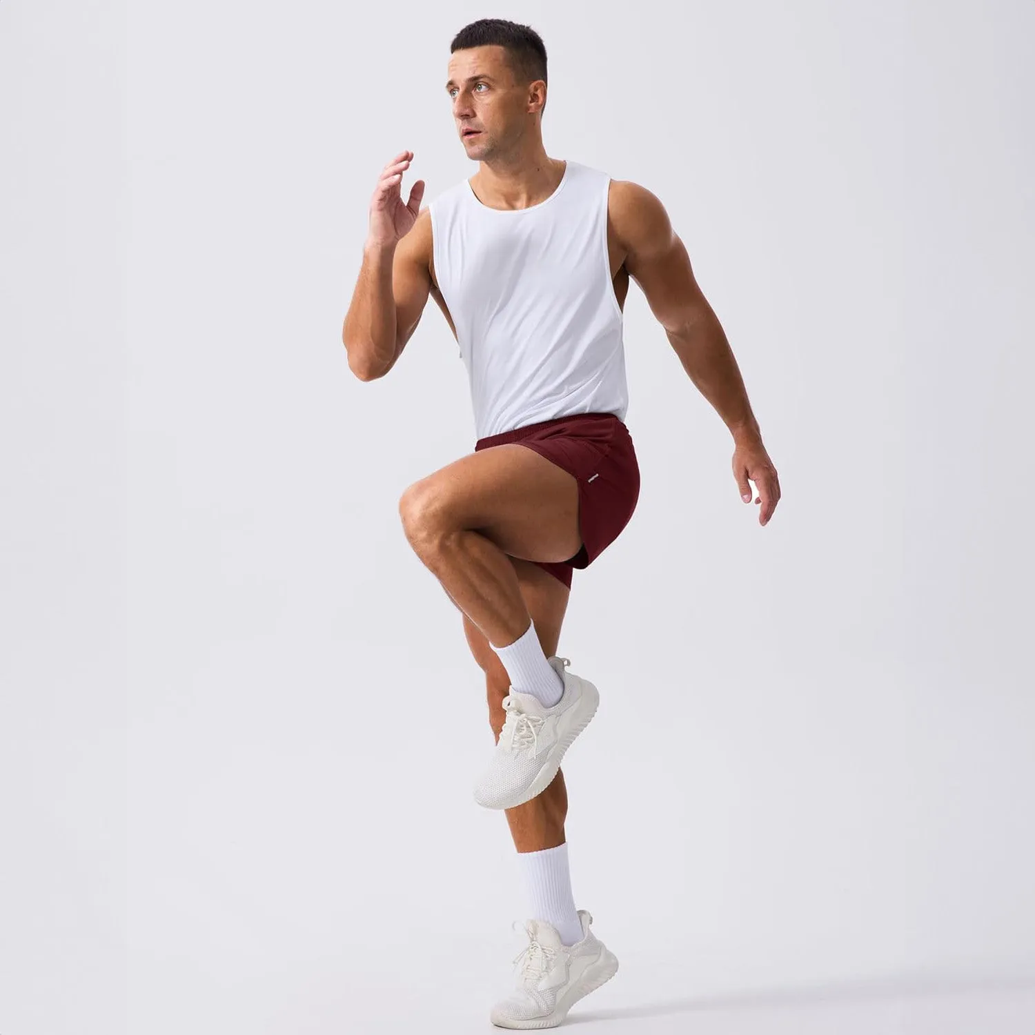 Men's 3 Inch Quick Dry Running Shorts with Liner | Lightweight Athletic Workout Shorts