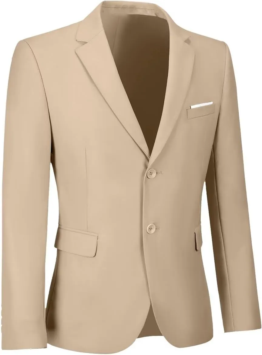 Men's Casual Suit Blazer Tux Separates Jacket Slim Fit 2 Button Lightweight Men Suits Sport Coats for Wedding Prom Party