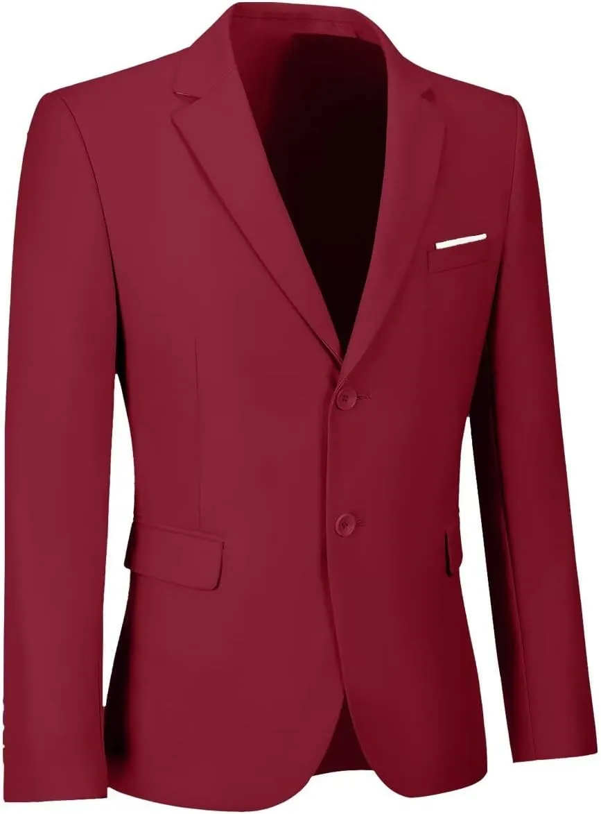 Men's Casual Suit Blazer Tux Separates Jacket Slim Fit 2 Button Lightweight Men Suits Sport Coats for Wedding Prom Party