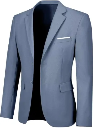 Men's Casual Suit Blazer Tux Separates Jacket Slim Fit 2 Button Lightweight Men Suits Sport Coats for Wedding Prom Party