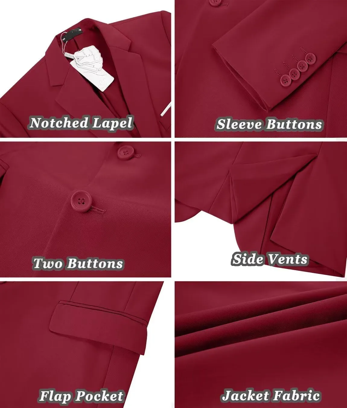 Men's Casual Suit Blazer Tux Separates Jacket Slim Fit 2 Button Lightweight Men Suits Sport Coats for Wedding Prom Party