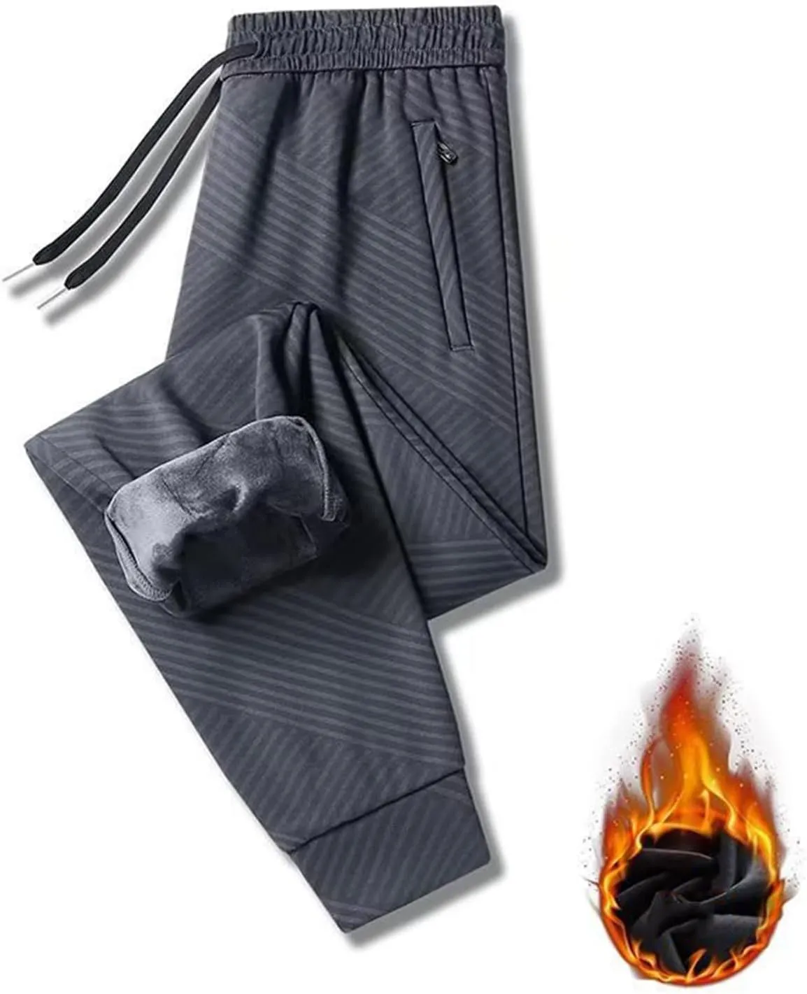 Men's Casual Sweatpants Drawstring Joggers Running Workout Gym Track Golf Pants Business Trousers with Pocket