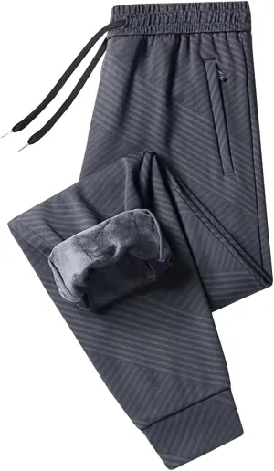 Men's Casual Sweatpants Drawstring Joggers Running Workout Gym Track Golf Pants Business Trousers with Pocket