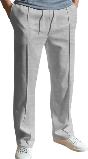 Men's Dress Pants Slim Fit Pleated Trousers for Office Business and Formal Events Pantalones de Hombre Slacks