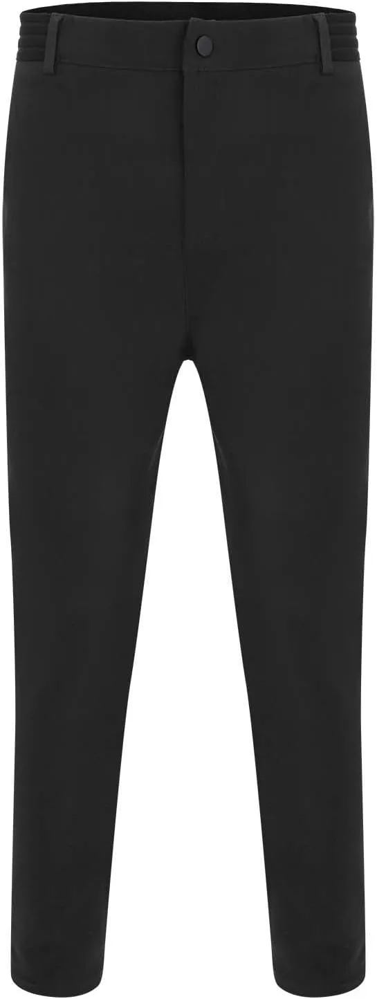 Mens Flat Front Dress Pant Fashion Slim Fit Stretch Tapered Golf Pant Casual Skinny Straight Leg Travel Slacks Chinos