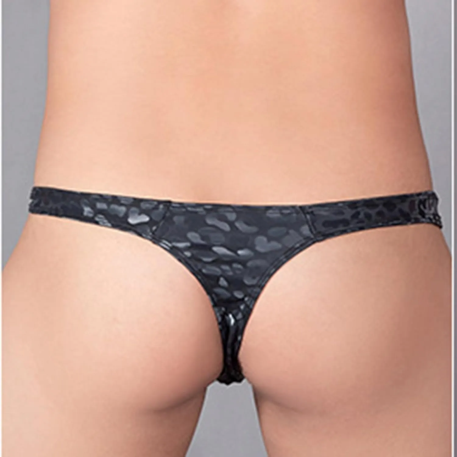 Mens G Strings Lingerie Thongs Underwear Exotic T-Back Breathable Underwear Man Slutty Briefs