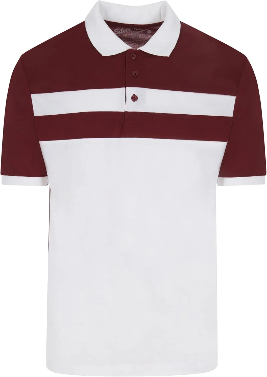 Men's Pique Polo Shirts Short Sleeve Pack of 4