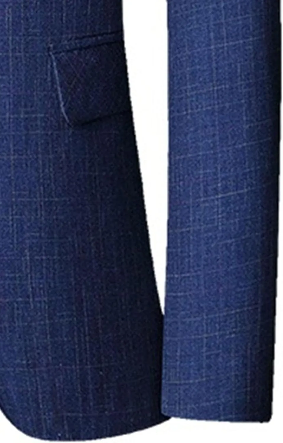 Men's Plaid Casual Suit Jacket Two Button Lightweight Sport Coat Slim Fit Business Formal Dress Blazer Jacket