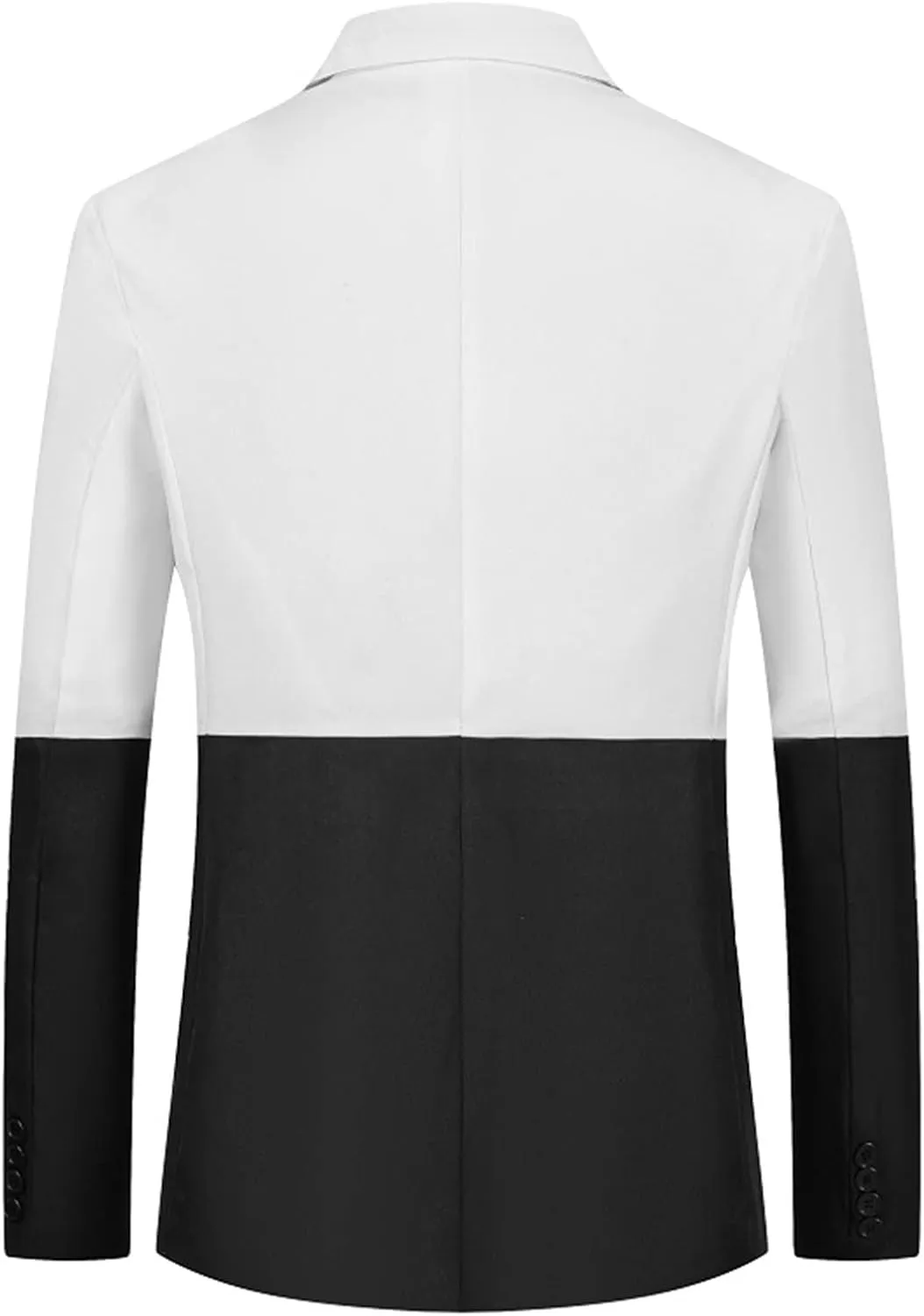 Men's Slim Fit Blazer 1 Buttons Stylish Business Suit Sports Coats Lightweight Single Breasted Lapel Prom Jacket