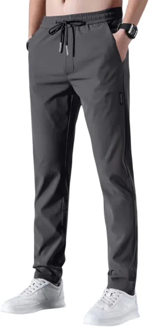Men's Slim Fit Chino Pants - Men's Fashion Comfort Stretch Cotton Casual Pants - Stylish Tapered Chinos for Men