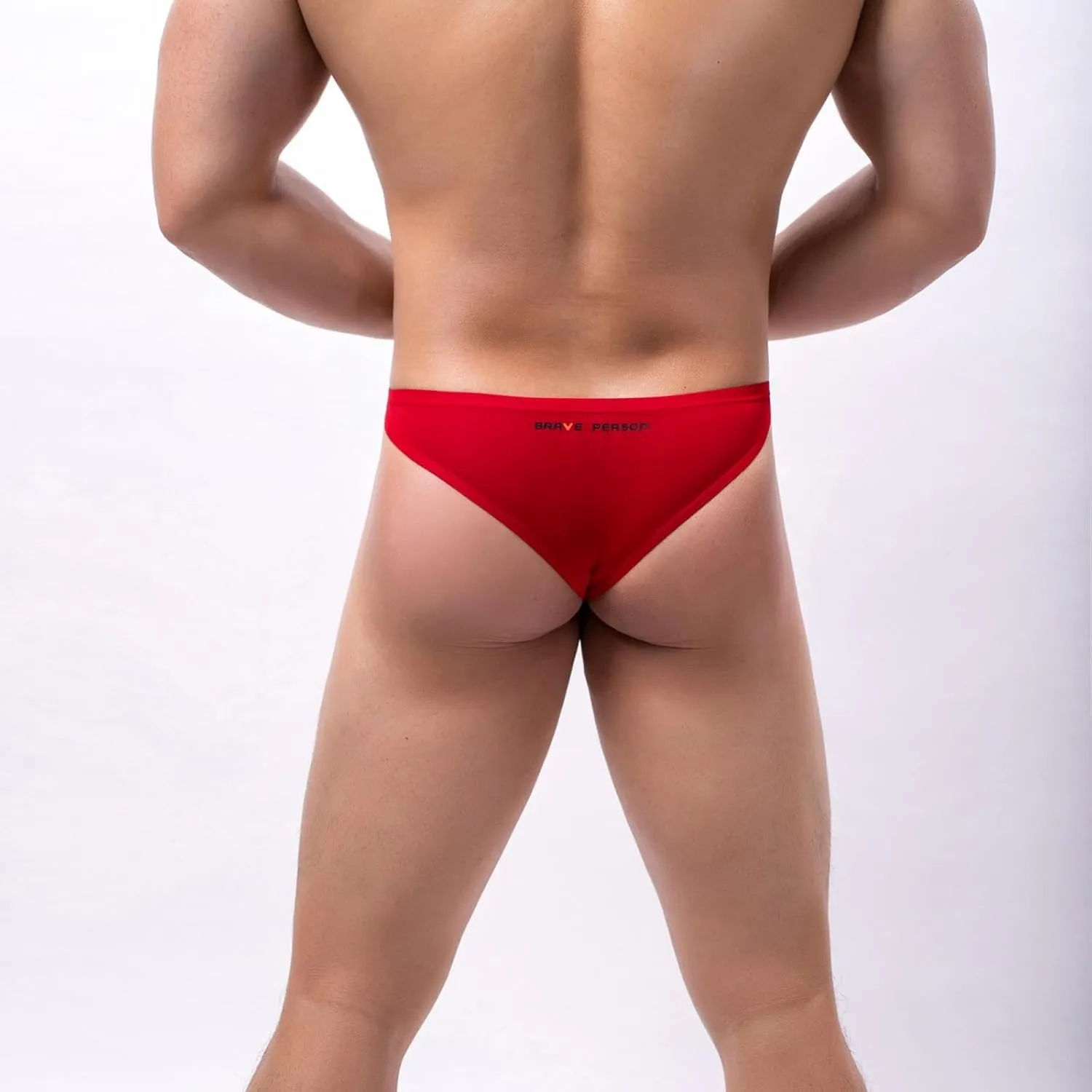 Men's Underwear Comfort Soft Thong Low Waist Bulge Pouch Briefs Breathable Athletic Underpants Male Panties