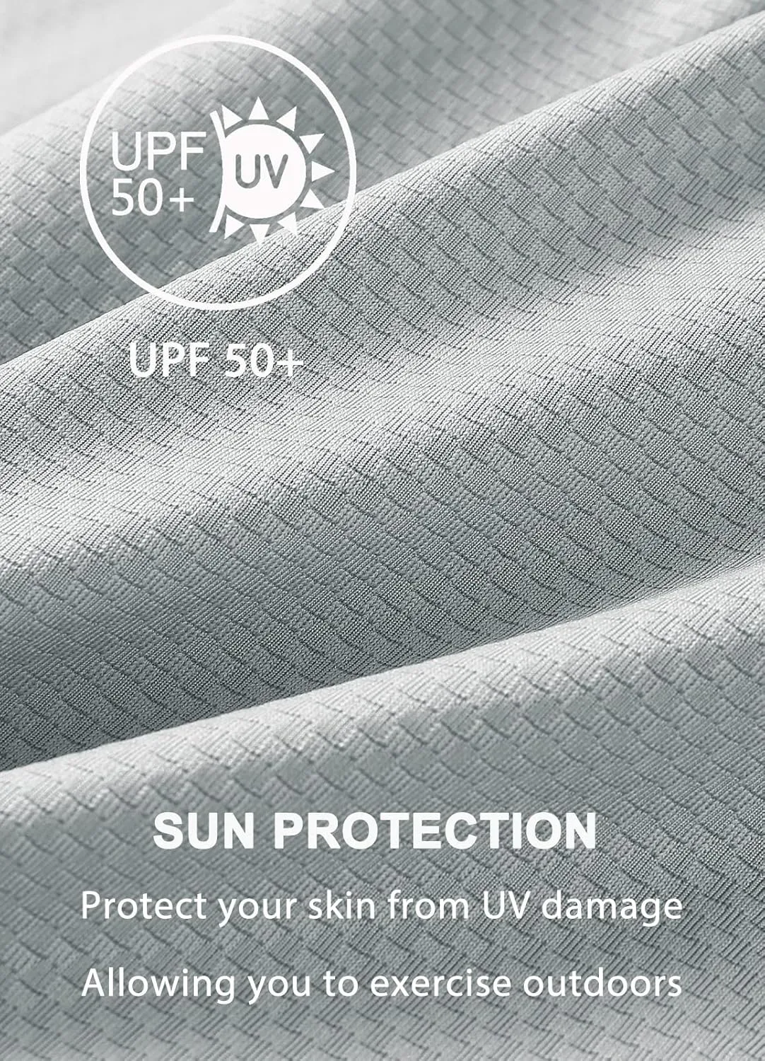 Men's UPF 50  Sun Protection Hoodie Jacket Zip Up Lightweight Long Sleeve UV Fishing Shirts Quick Dry Zip Pockets