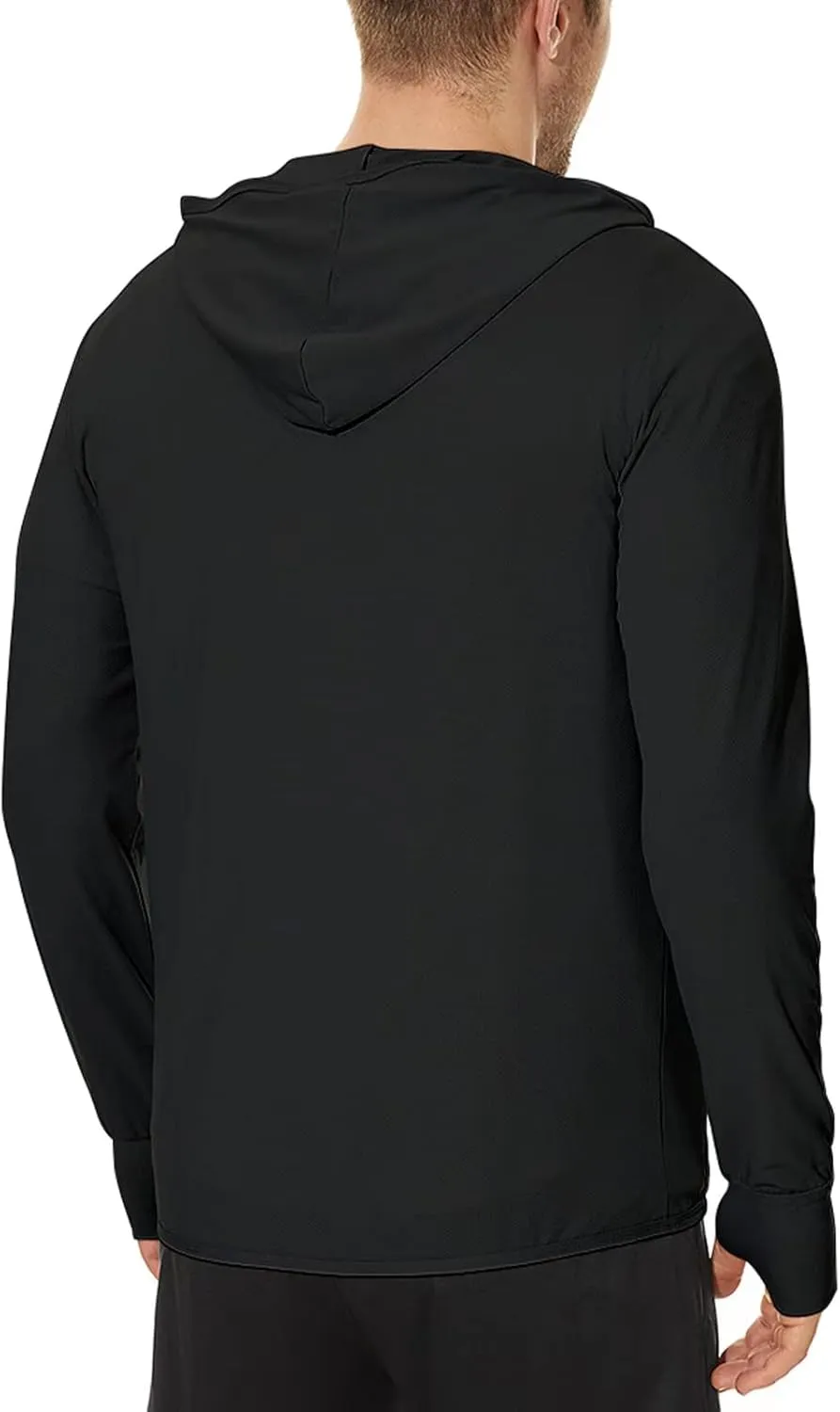 Men's UPF 50  Sun Protection Hoodie Jacket Zip Up Lightweight Long Sleeve UV Fishing Shirts Quick Dry Zip Pockets
