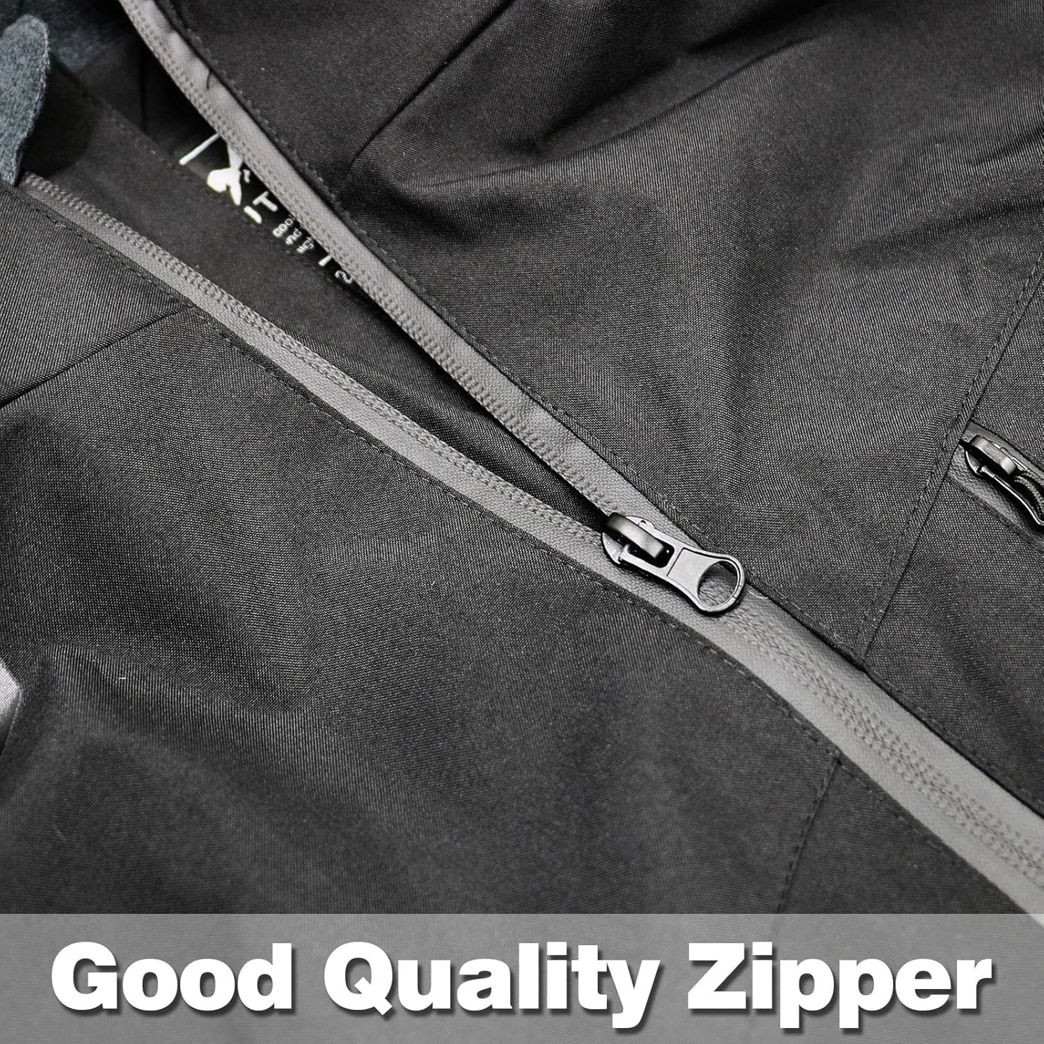 Men's Waterproof Rain Jacket Lightweight Raincoat Hooded Trench Outdoor Windbreaker for Hiking Travel