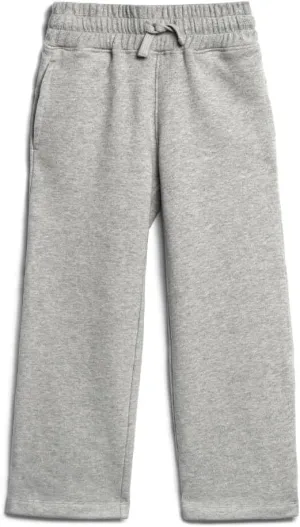 Mightly Girls' Cozy Wide Leg Pants | Organic Cotton Soft Fleece Sweatpants, Comfy Stretch Waistband, Fair Trade Certified
