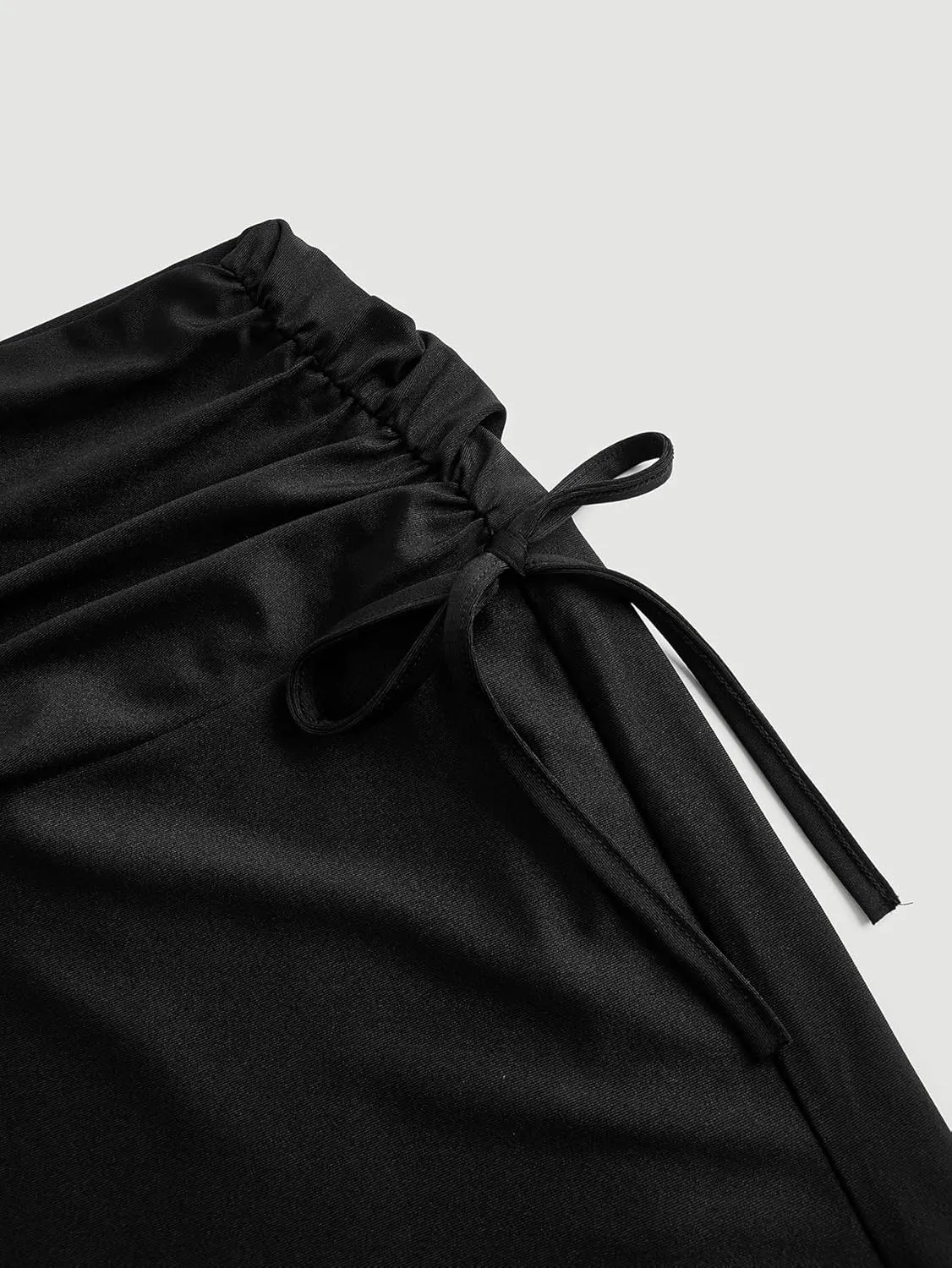 Milumia Women High Waist Ruched Maxi Skirts Business Casual Office Fishtail Long Skirts