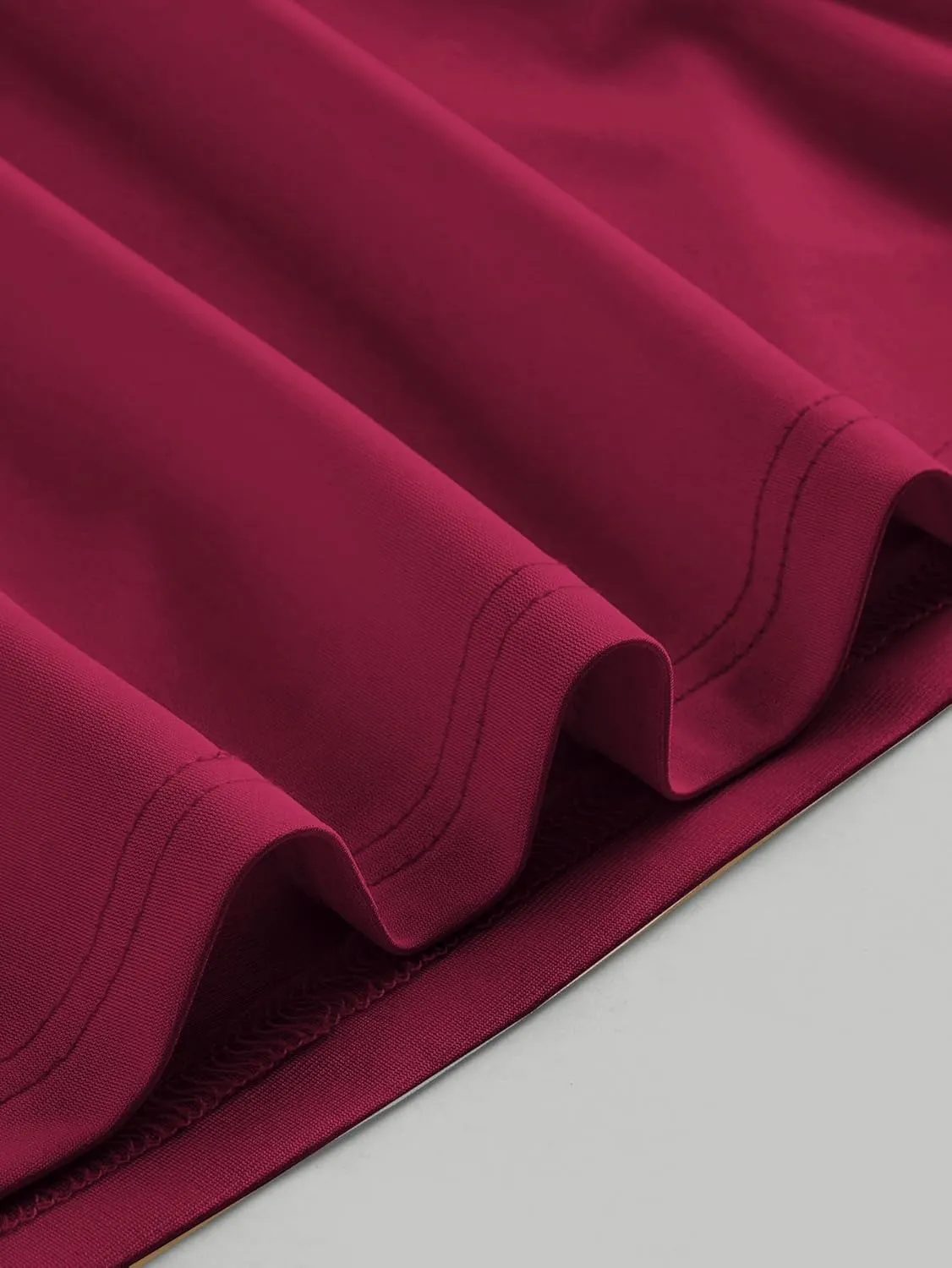 Milumia Women High Waist Ruched Maxi Skirts Business Casual Office Fishtail Long Skirts