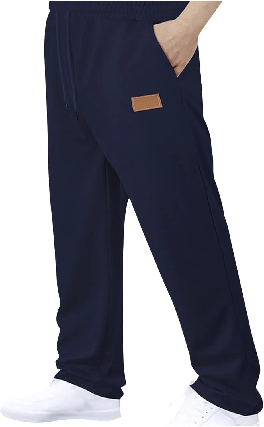 Muscularfit Sweatpants for Men Casual Lounge Pants Drawstring Elastic Waist Summer Sports Trousers Baggy Joggers with Pockets