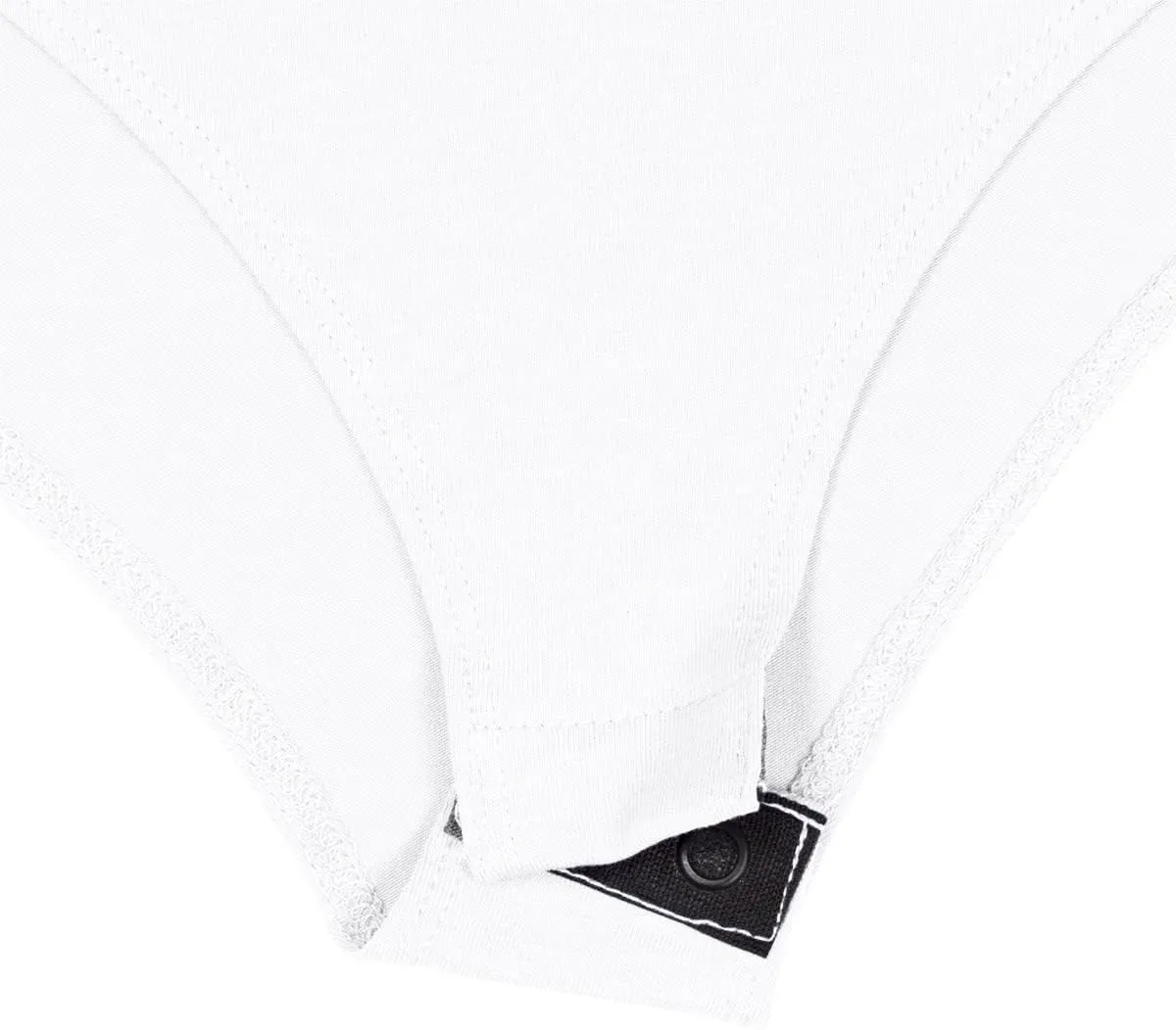 Natural Uniforms Short Sleeve Scoop Neck Body Suit-Breathable Cotton Stretch