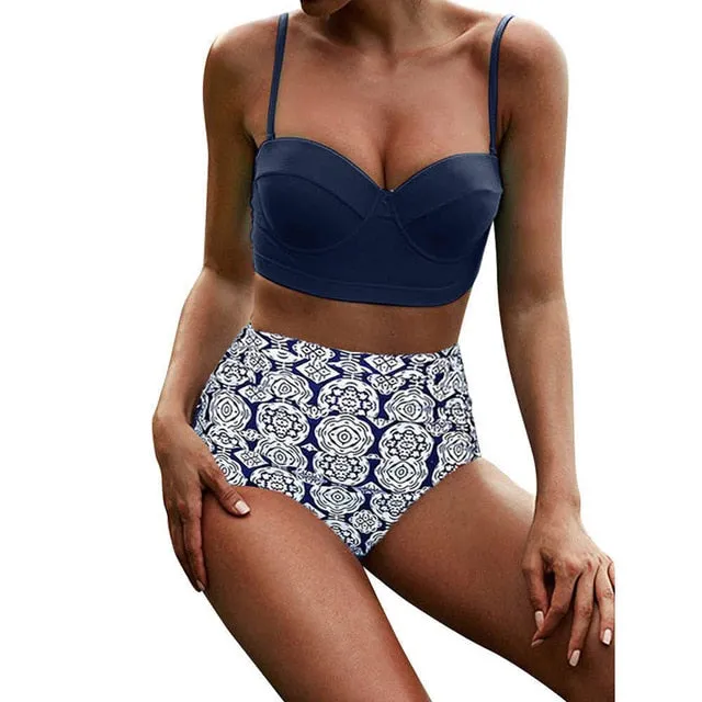 New Bikinis Women Tie-dye Sexy Bikini Set Two Piece Swimsuit Push Up Swimwear Beach Bathing Suit Female Bikini 2020