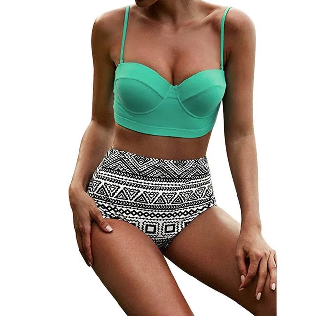 New Bikinis Women Tie-dye Sexy Bikini Set Two Piece Swimsuit Push Up Swimwear Beach Bathing Suit Female Bikini 2020