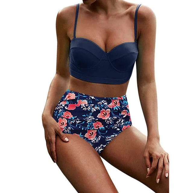 New Bikinis Women Tie-dye Sexy Bikini Set Two Piece Swimsuit Push Up Swimwear Beach Bathing Suit Female Bikini 2020