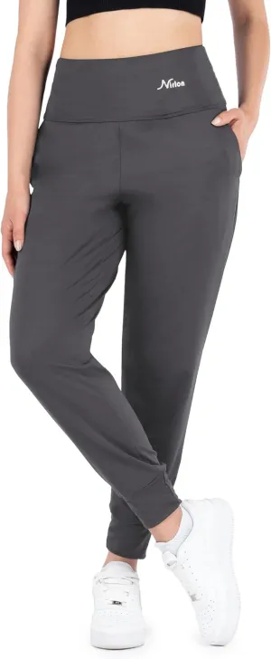 Nirlon Lightweight Joggers for Women - Lounge Pants with Pockets Women Wear for Workout Yoga Or Daily Use