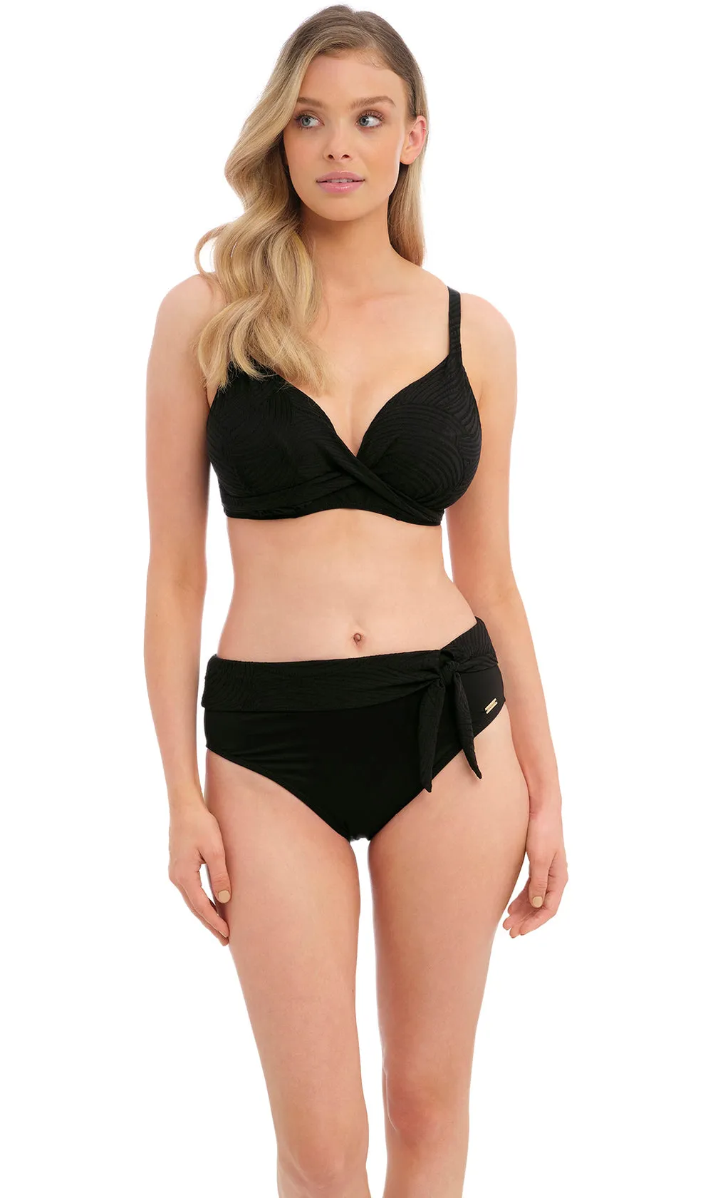 Ottawa Black Uw Plunge Bikini Top, Special Order D Cup to G Cup