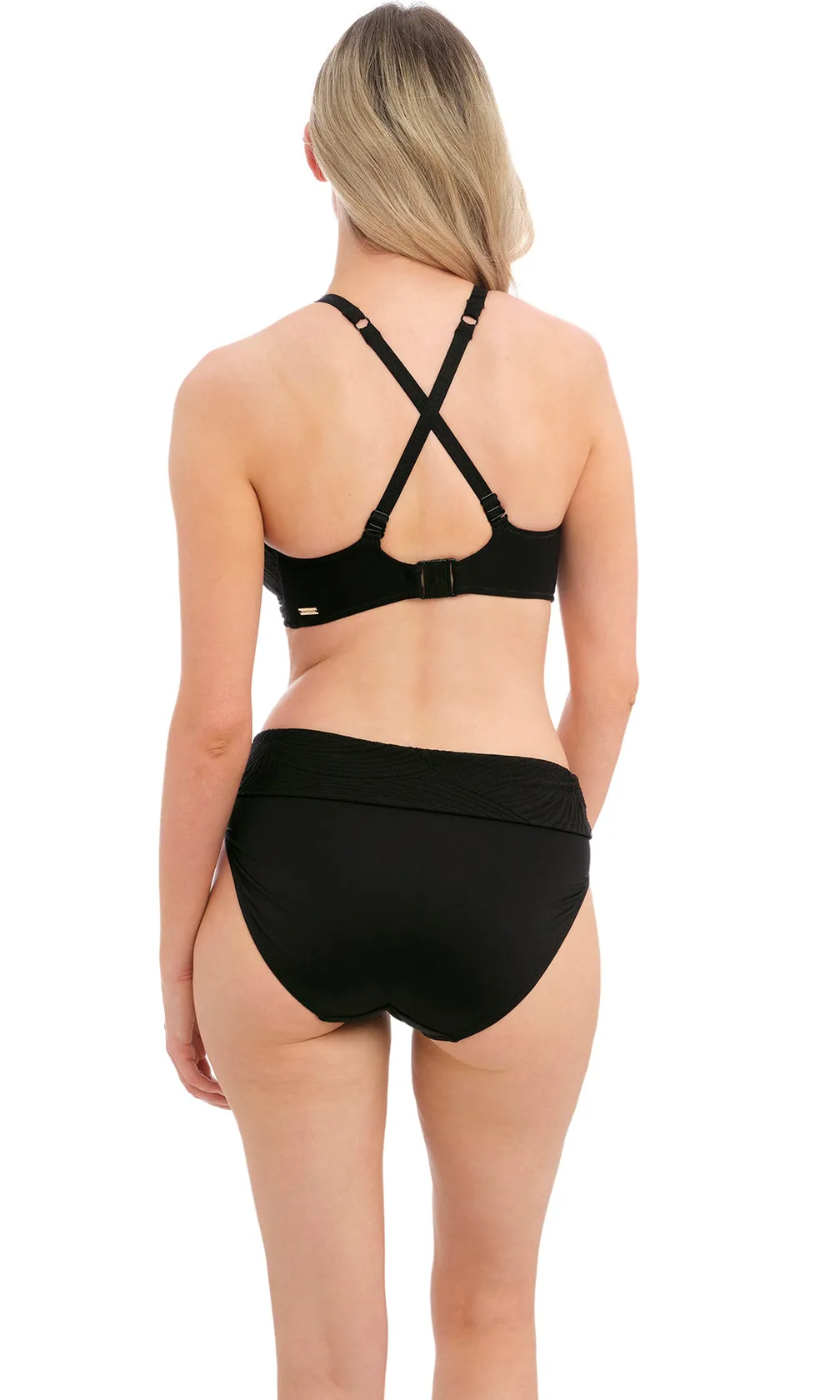 Ottawa Black Uw Plunge Bikini Top, Special Order D Cup to G Cup