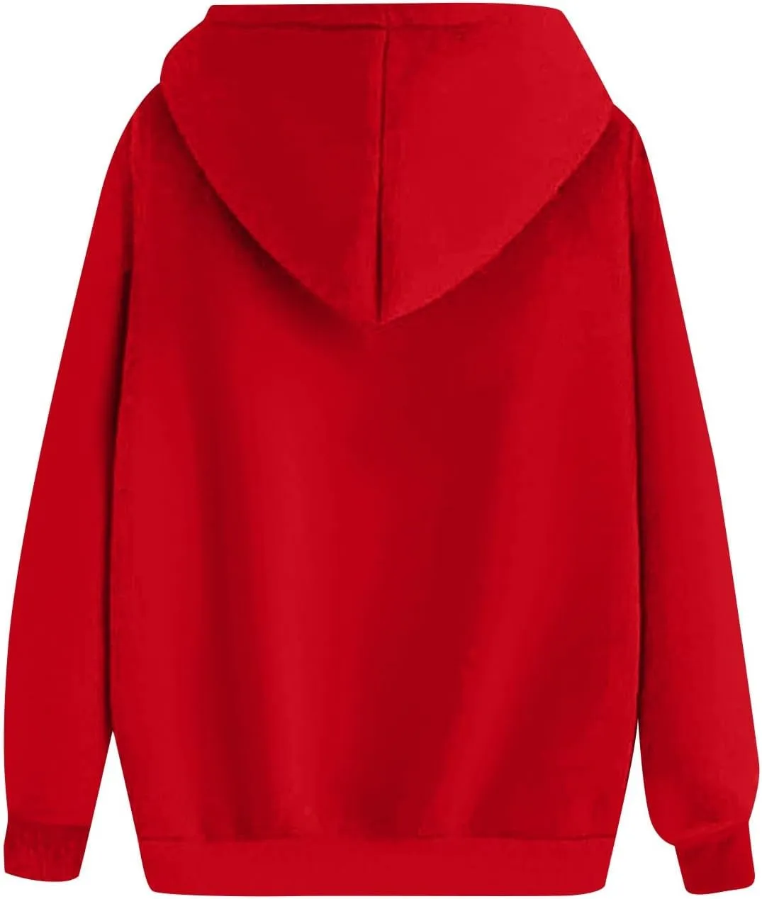 Oversized Hoodies For Women,2024 Fall Trendy Basic Plain Y2K Hoodies Drawstring Pullover Tops Long Sleeve Sweatshirt