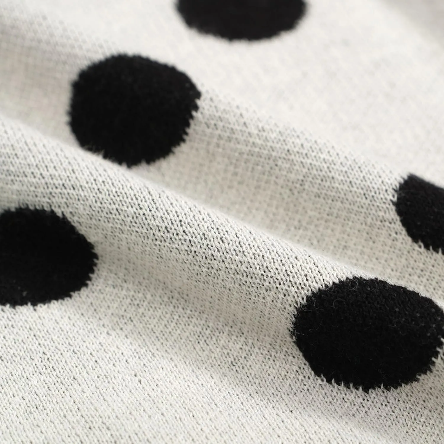 OXKNIT Knit Polo Shirts for Men, Green Dot Pattern Vintage Polo Shirt Casual Button-Down Short Sleeve Golf T Shirts