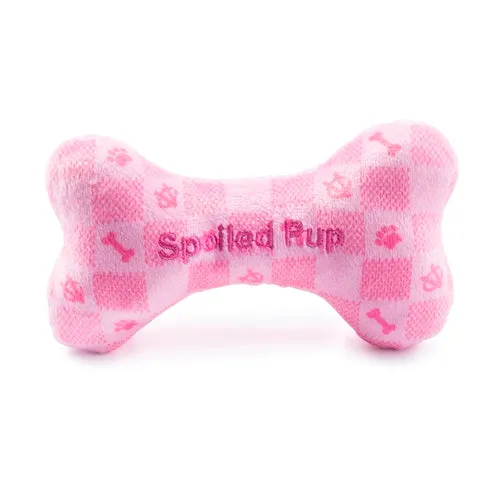 Pink Checker Chewy Vuiton Bone • Small