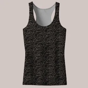 Psychedelic Tank Top (UV/RGB, Eco-Friendly, Womens, Racerback) | DERVISH