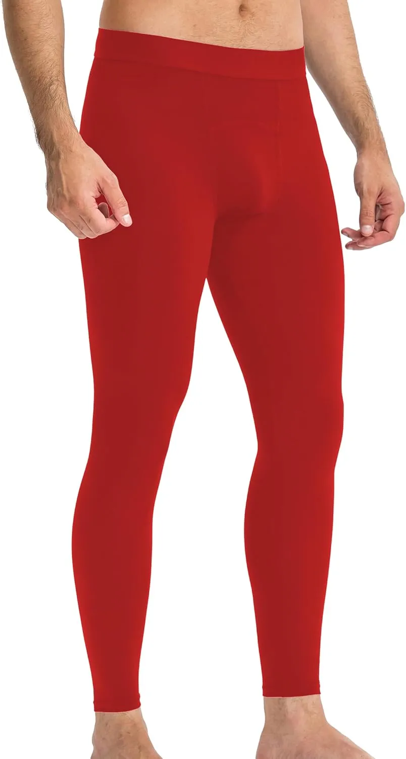 Queerier Mens Compression Pants Cool Dry Workout Leggings Athletic Sports Base Layer Bottoms Running Tights