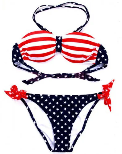"Sophia" Stars & Stripes Bikini