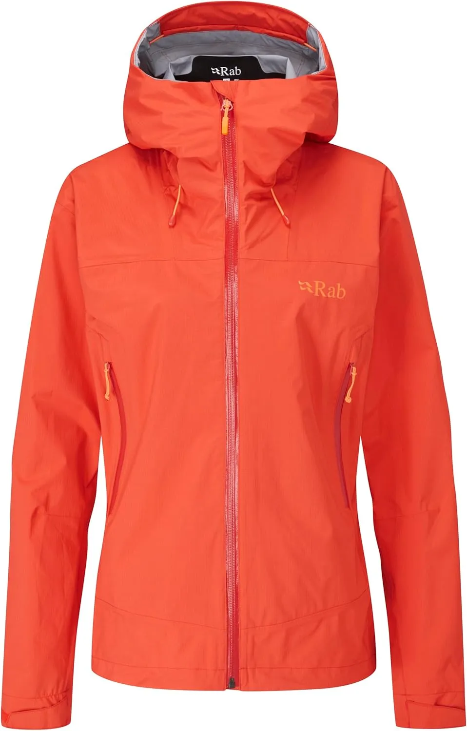 Rab Women's Downpour Plus 2.0 Waterproof Breathable Jacket for Hiking & Climbing