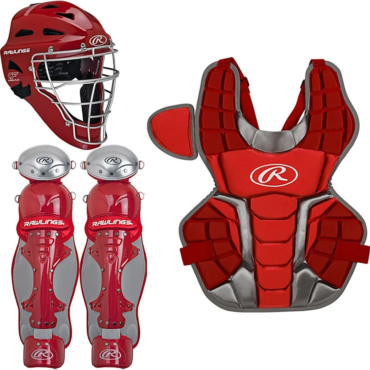 Rawlings Renegade 2.0 Intermediate Catcher’s Set NOCSAE Approved: RCSNI