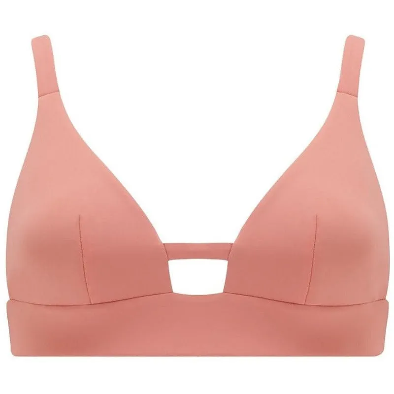 Revivre | The 'Abella' Reversible Bikini Bra in Azura Rose