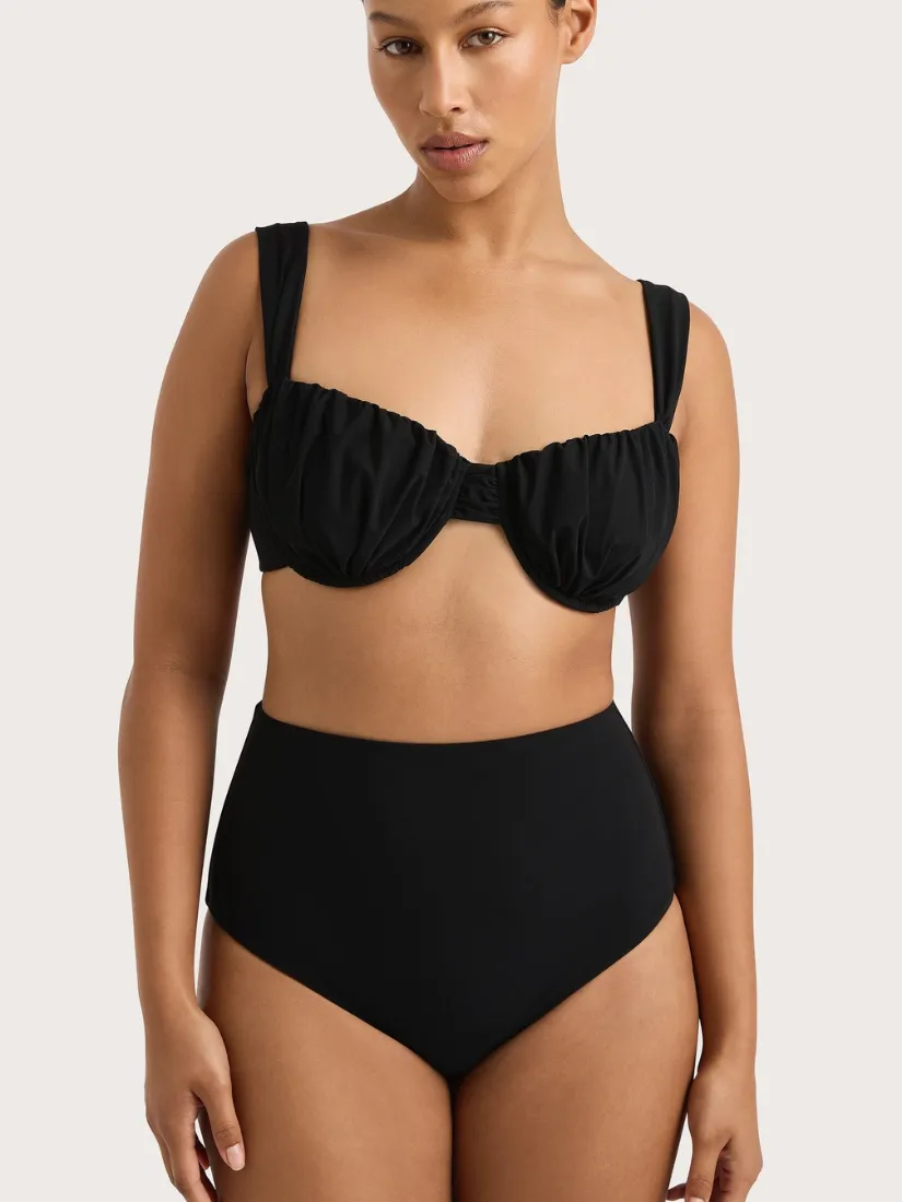 Reyes Bikini Bottom Black