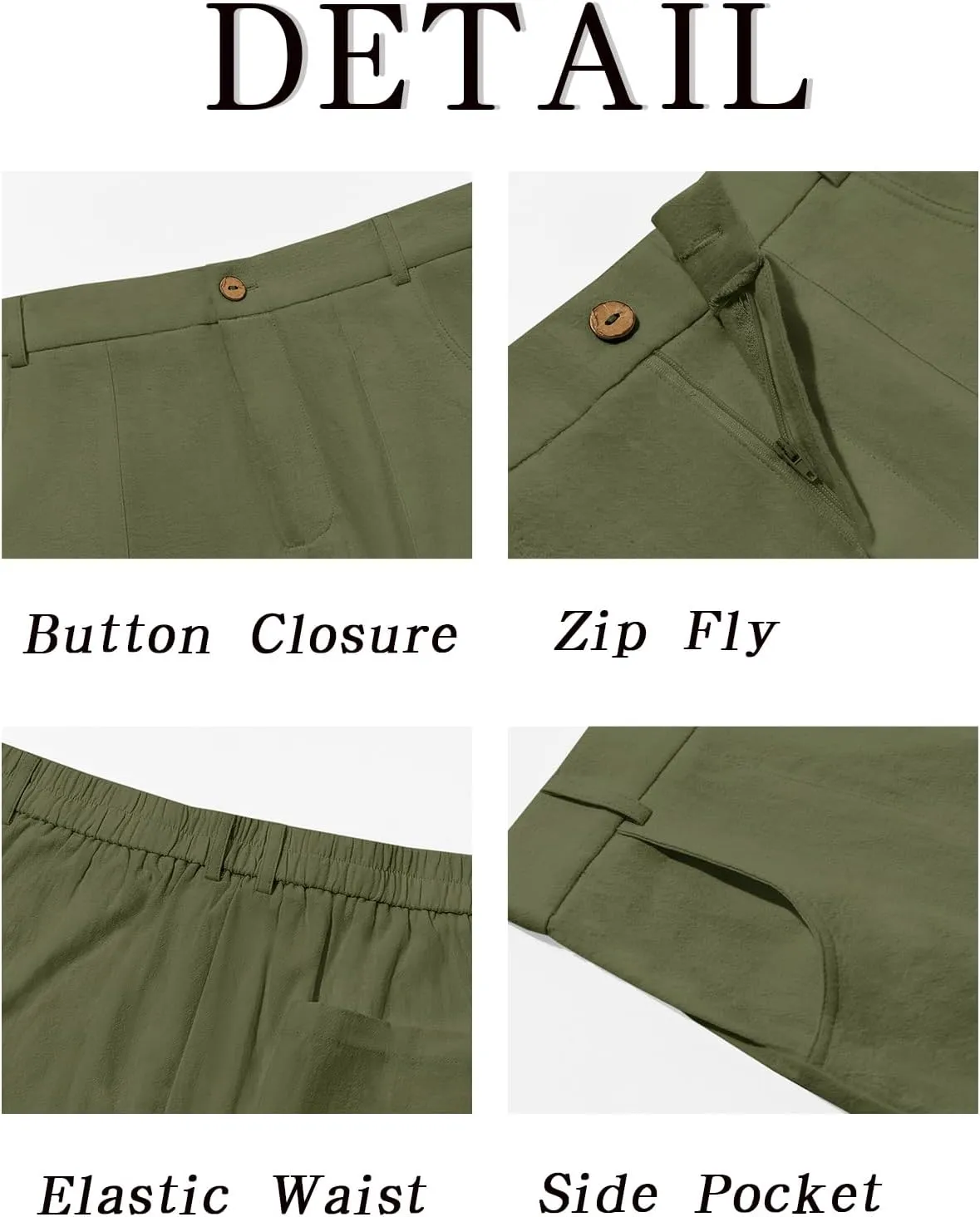 Runcati Mens Casual Cotton Pants Loose Fit Lightweight Elastic Waist Pants Baggy Wide Leg Summer Beach Yoga Linen Trousers