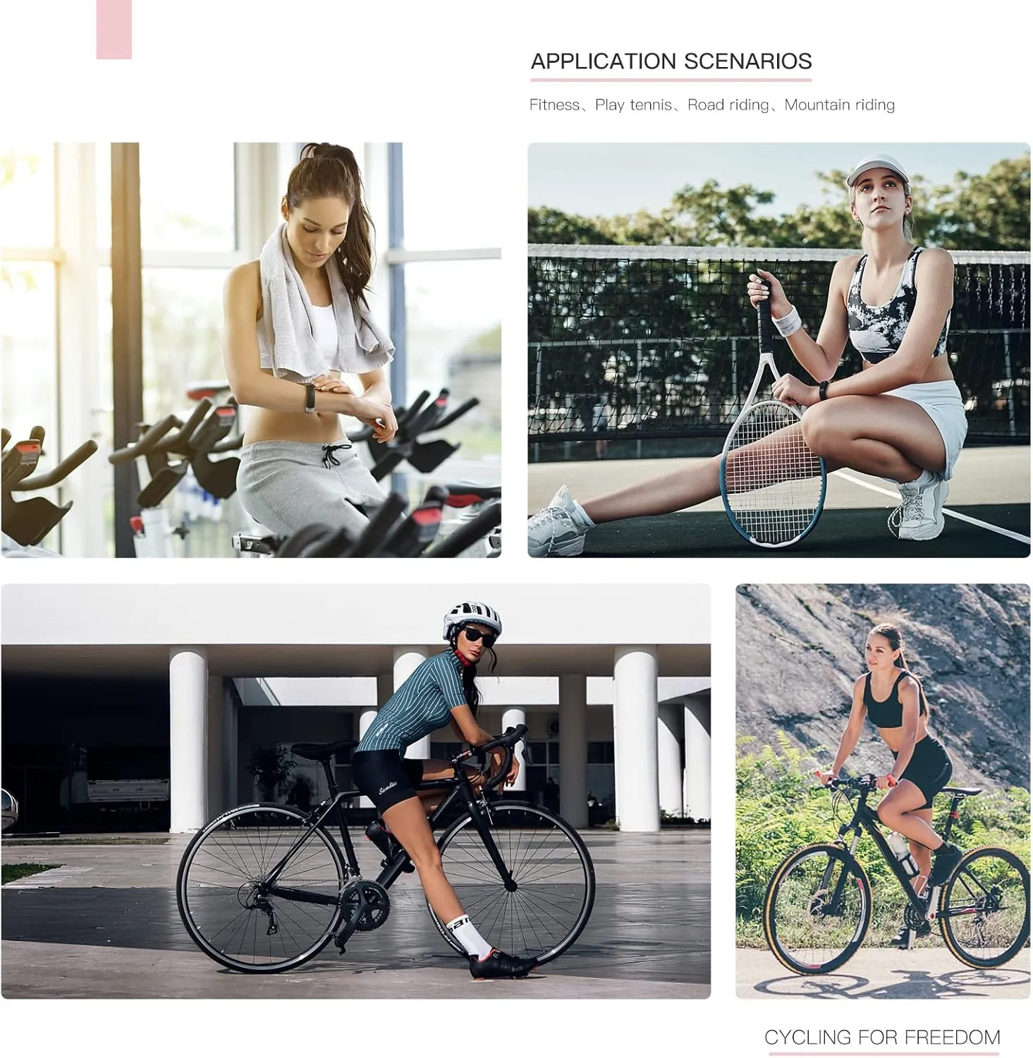 Santic Women's Cycling Skirts with Padded Shorts,Summer Breathable Reflective Bike Skirts